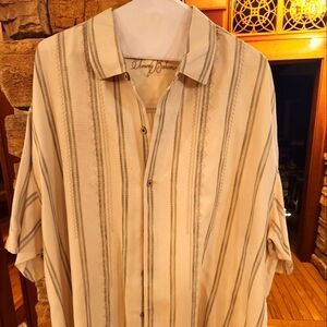 Tommy Bahama Men's Camp Shirt striped 2XL